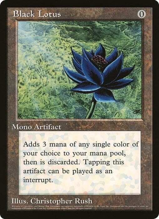 Black Lotus carta Magic The Gathering