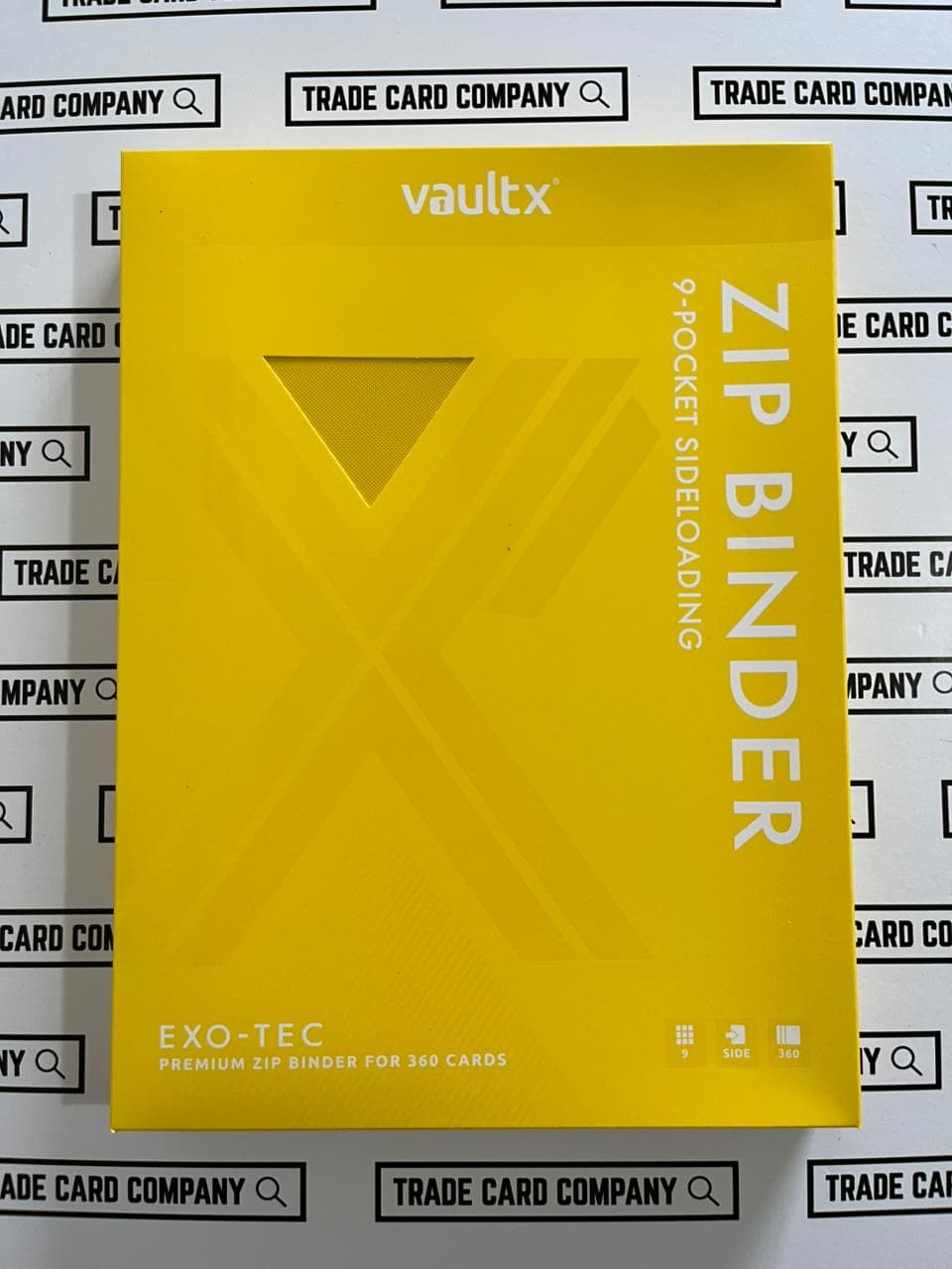 VaultX Zip Binder 9 Pocket Sunrise Yellow - Accesorios | Trade Card Company