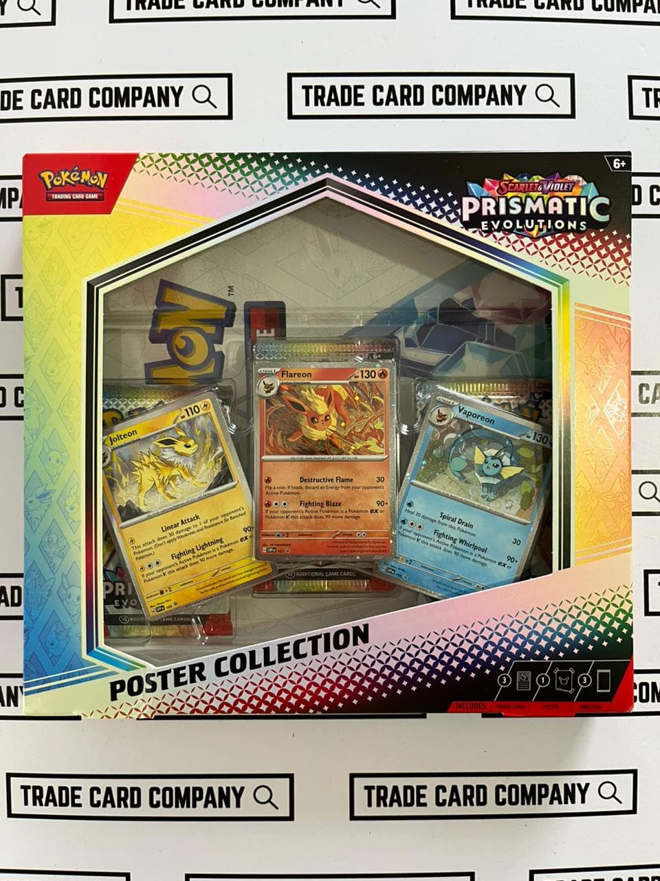 Prismatic Evolutions Poster Collection - Pokemon | Trade Card Company